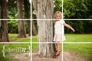 eample of the rule of thirds grid