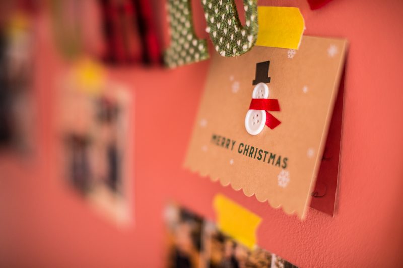 Christmas Card Display