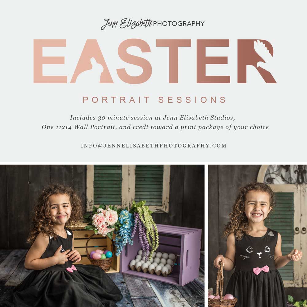 Jenn Elisabeth Photography Easter Portrait Sessions