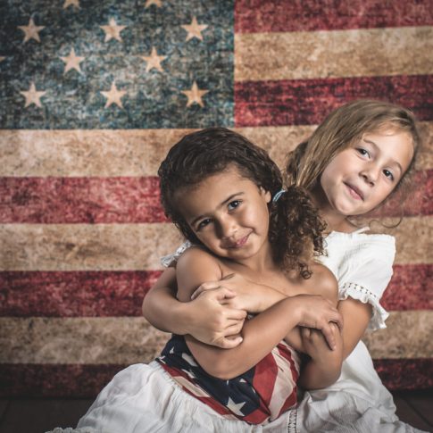 Fourth of July Flag Portraits