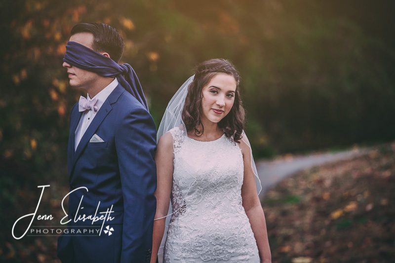 First Look Wedding Portraits Woodbridge Virginia