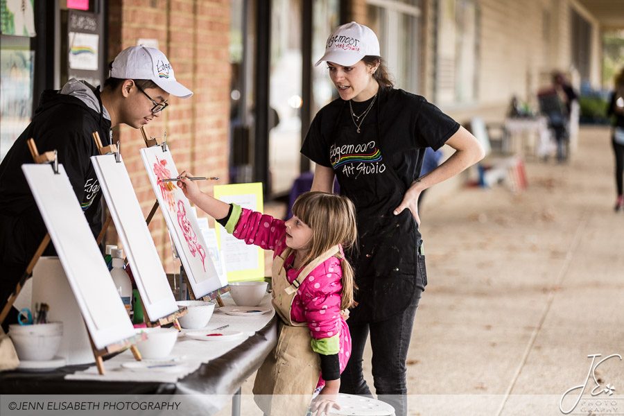 Painting at Tackett's Mill Spring Fling Woodbridge VA Event - Photography